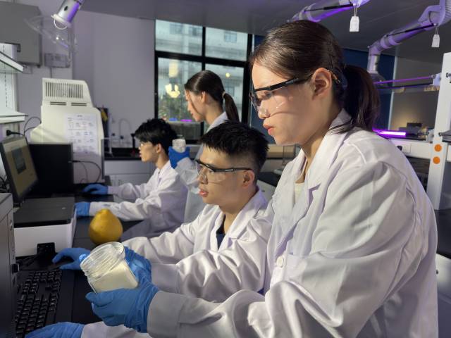 乐玩LE WIN（中国）学生在做实验。